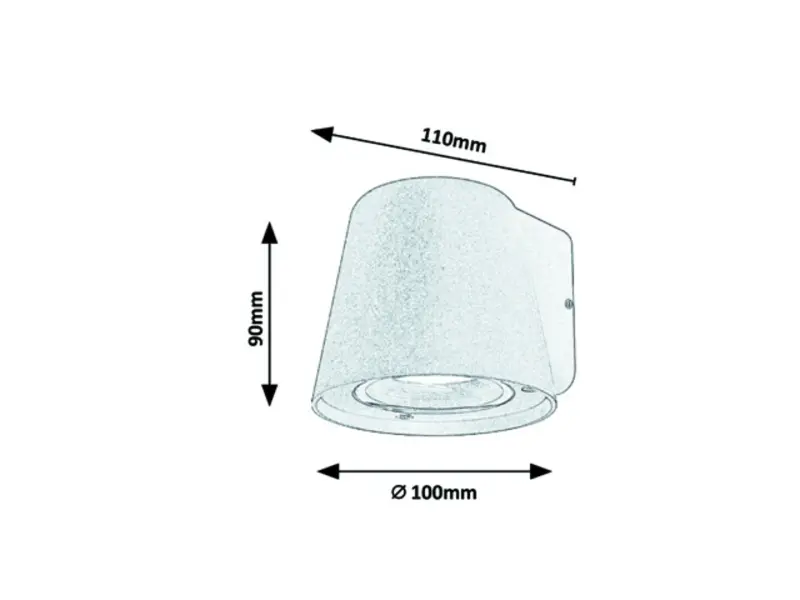 Záhradné svietidlo Rabalux 7960 1x35W GU10 230V IP54